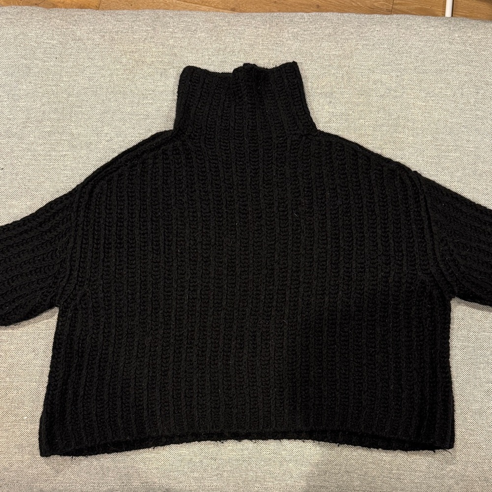 Free People Black Sweater